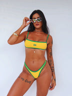 biquíni desejo brasil amarelo bandeira
