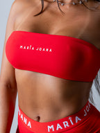 top faixa vermelho