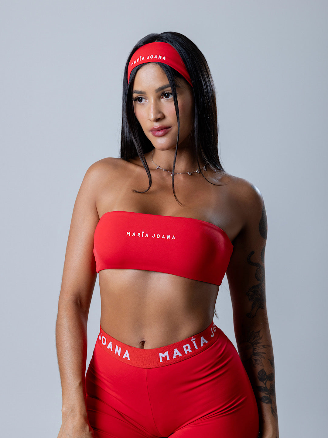 top faixa vermelho