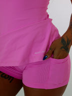 vestido tenista rosa