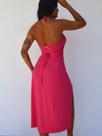 vestido ísis fúcsia