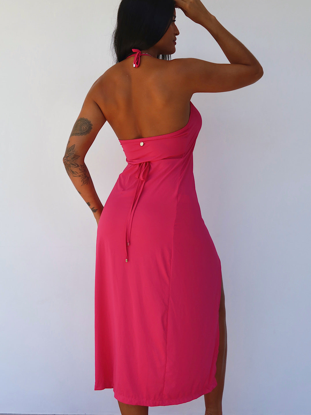 vestido ísis fúcsia