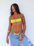 biquíni desejo brasil amarelo bandeira