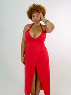 vestido ísis vermelho