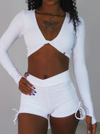 short aura branco
