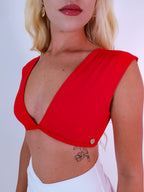 top sky vermelho