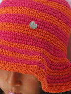 chapéu crochê infantil pitaya
