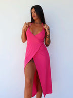 vestido ísis fúcsia