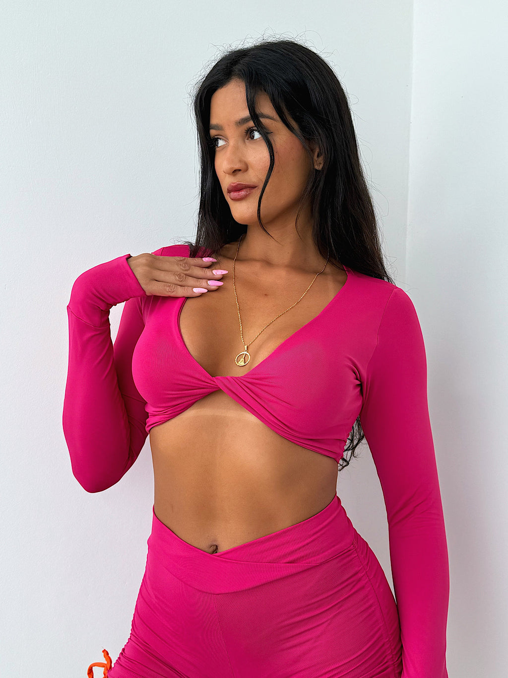 cropped jess fúcsia