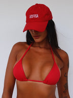top fita vermelho