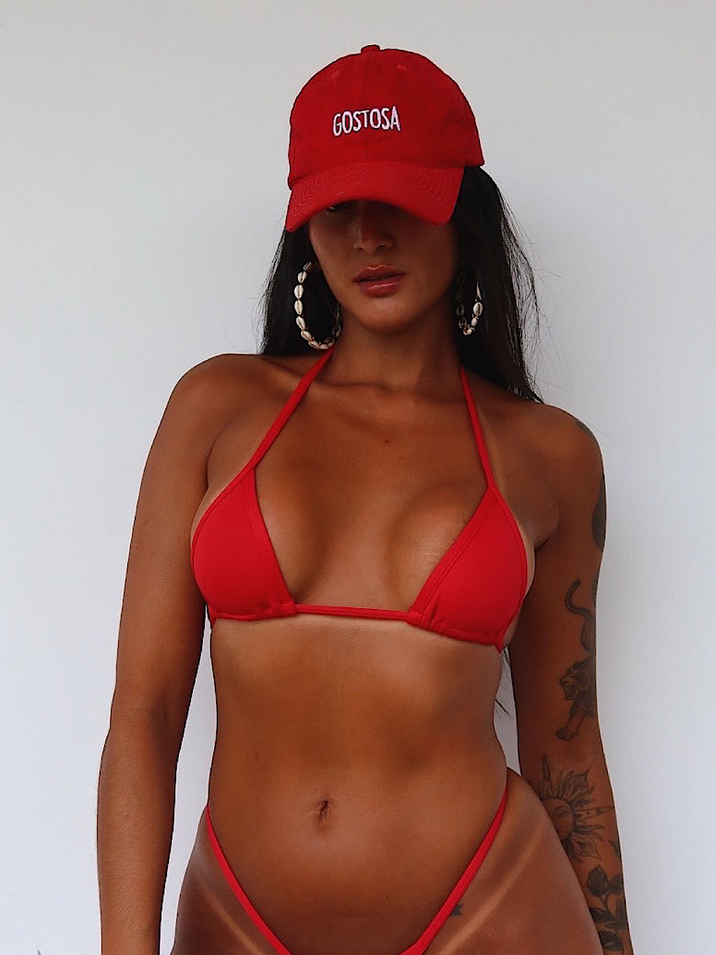 top fita vermelho