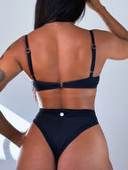 calcinha hot pants preta