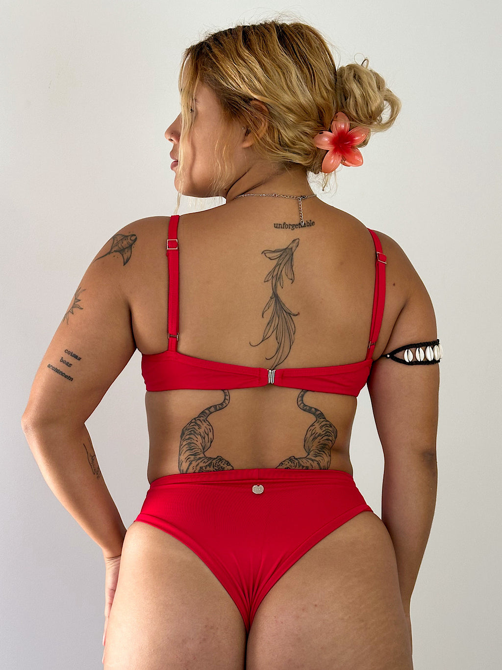 calcinha hot pants vermelha