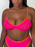 biquíni hot pants pitaya