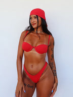 biquíni mel vermelho