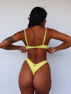 biquíni mel amarelo limão