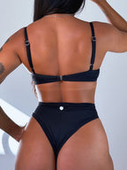 biquíni hot pants preto