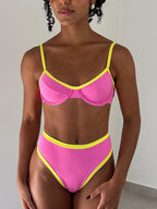 biquíni hot pants lollipop rosa