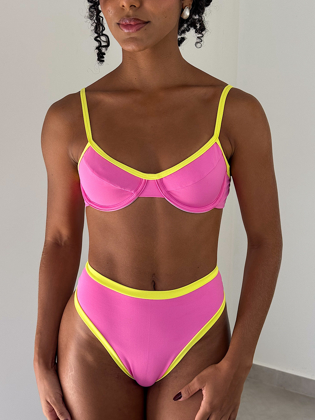 biquíni hot pants lollipop rosa
