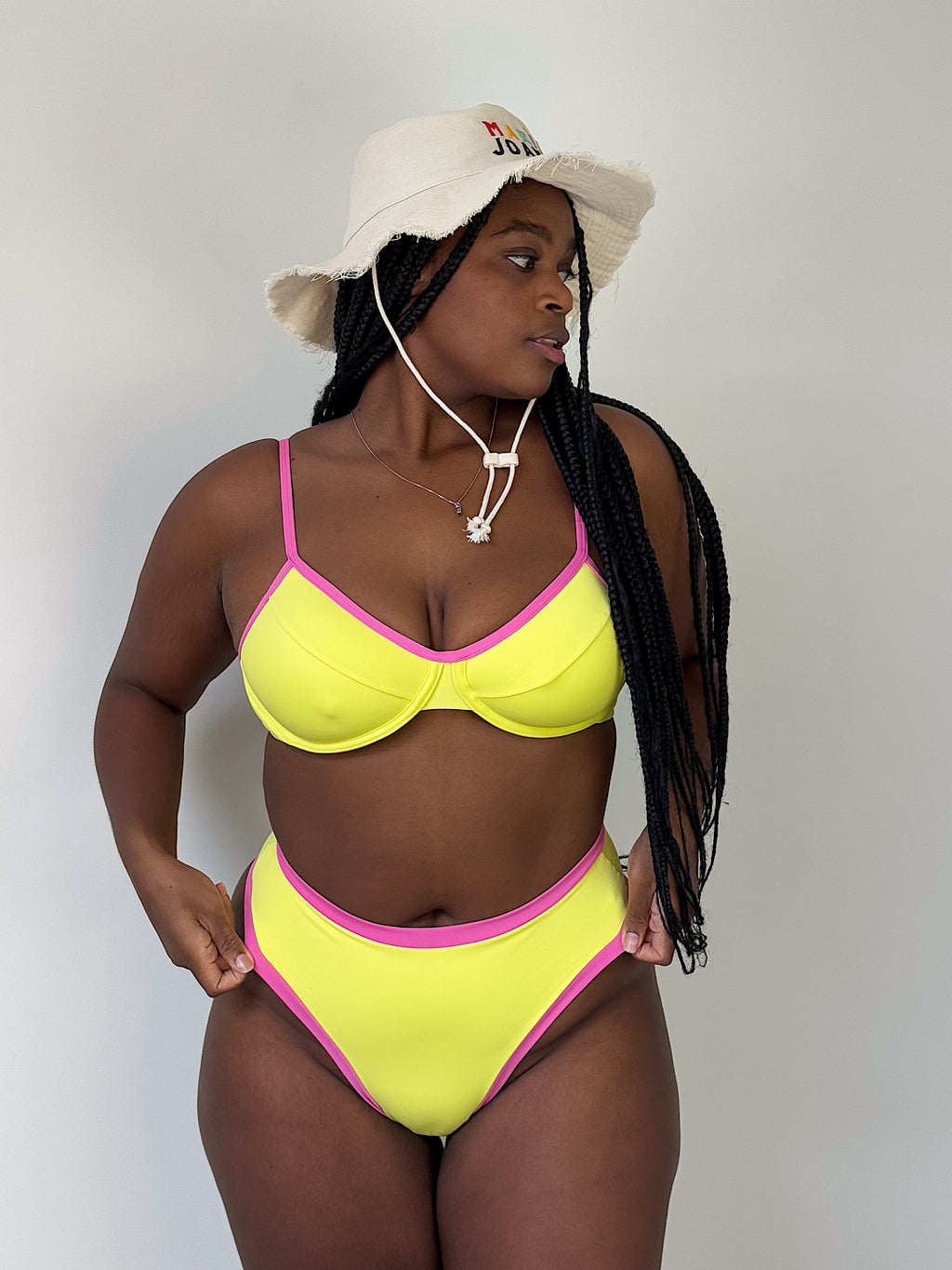 biquíni hot pants lollipop amarelo