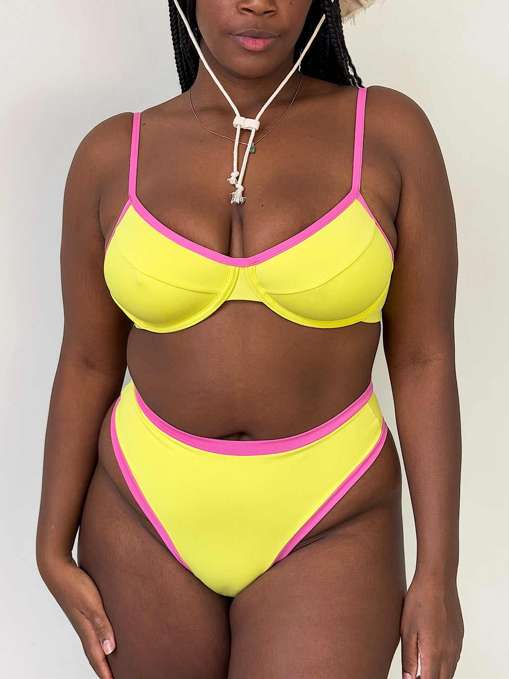 biquíni hot pants lollipop amarelo