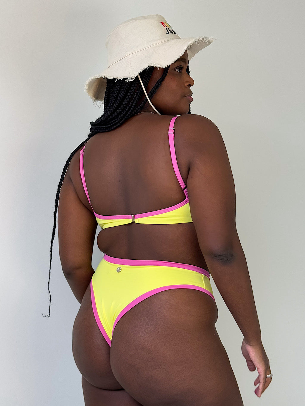 biquíni hot pants lollipop amarelo