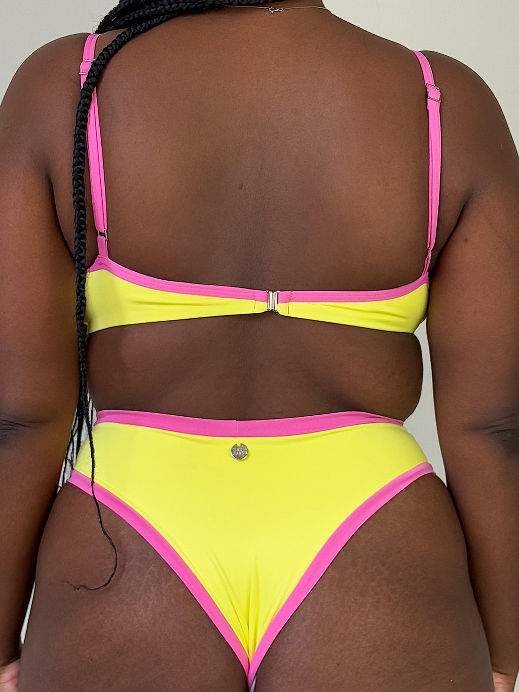 biquíni hot pants lollipop amarelo