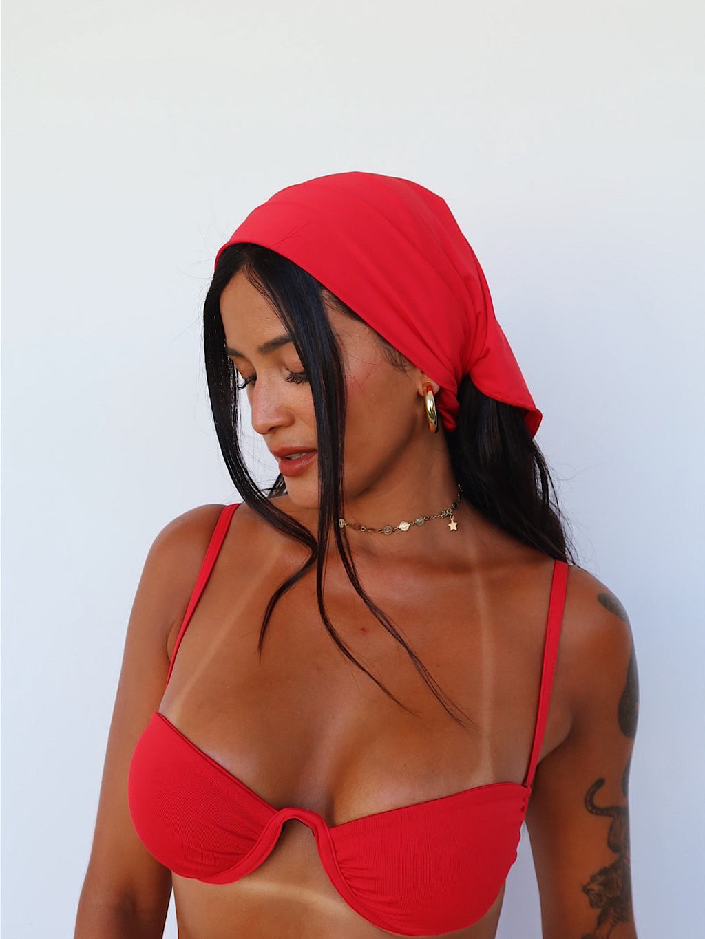 lenço vermelho