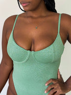 maiô zara menta shine