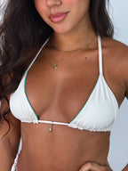 biquíni rihanna verde&creme