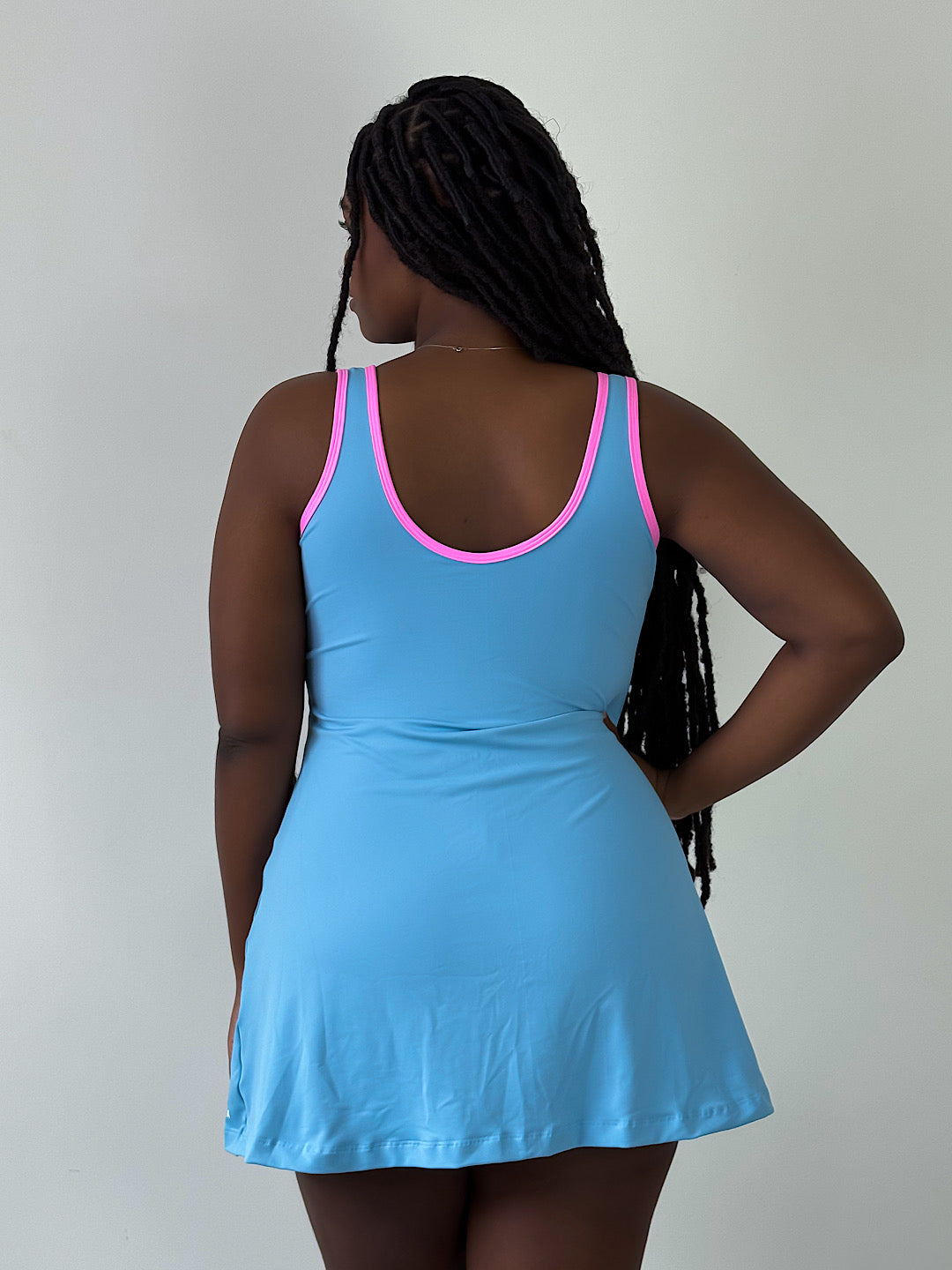 vestido tenista blue&pink
