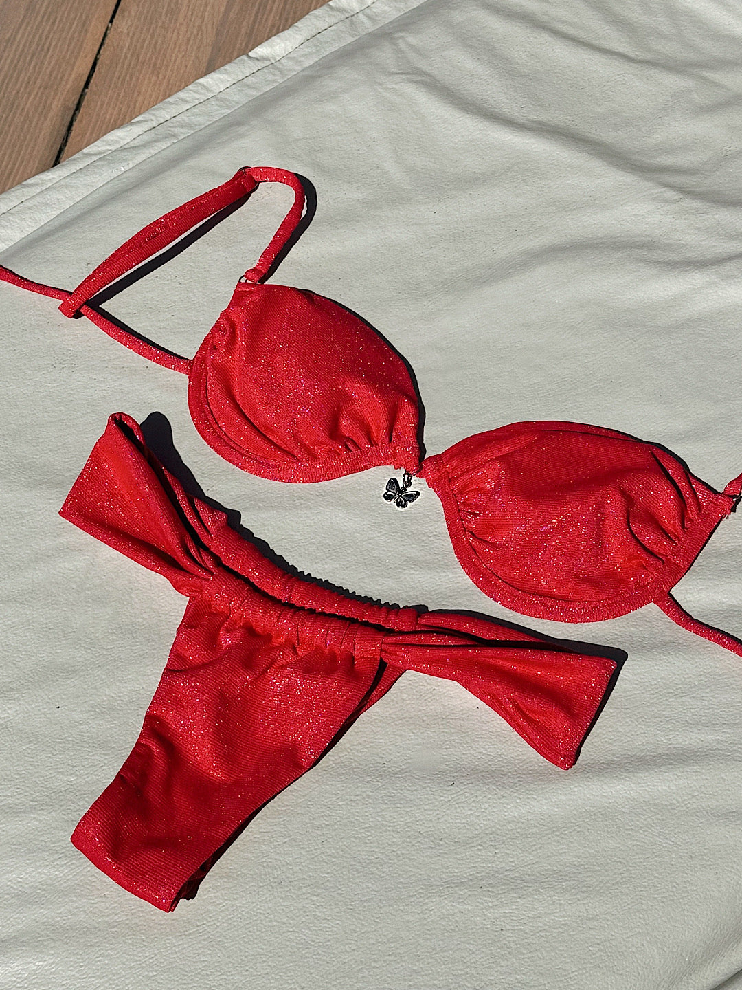 biquíni angel vermelho shine