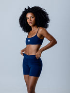short basic azul marinho