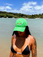 boné verde água maria joana