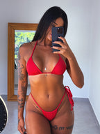 calcinha rihanna vermelha