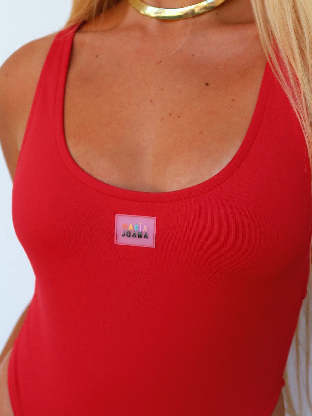 maiô basic vermelho