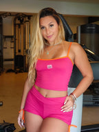blusa basic pitaya