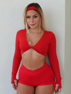 cropped jess vermelho