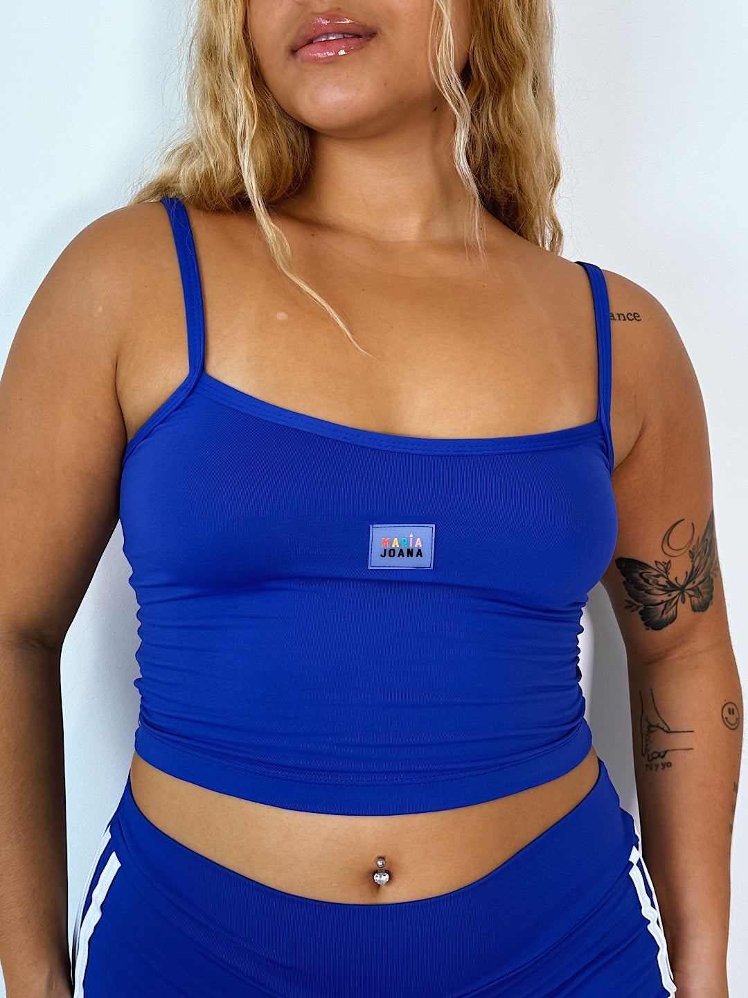 blusa basic azul bic