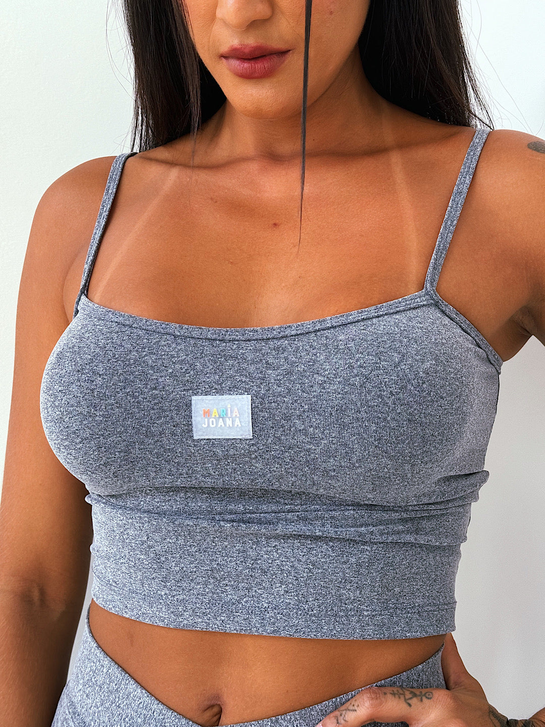 blusa basic cinza mescla