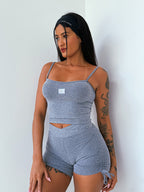 blusa basic cinza mescla