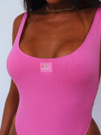 maiô basic rosa chiclete