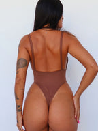 maiô basic marrom