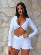 short aura branco