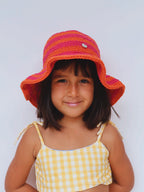 chapéu crochê infantil pitaya