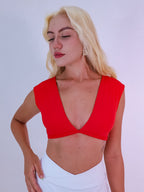 top sky vermelho