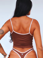 blusa basic cappuccino
