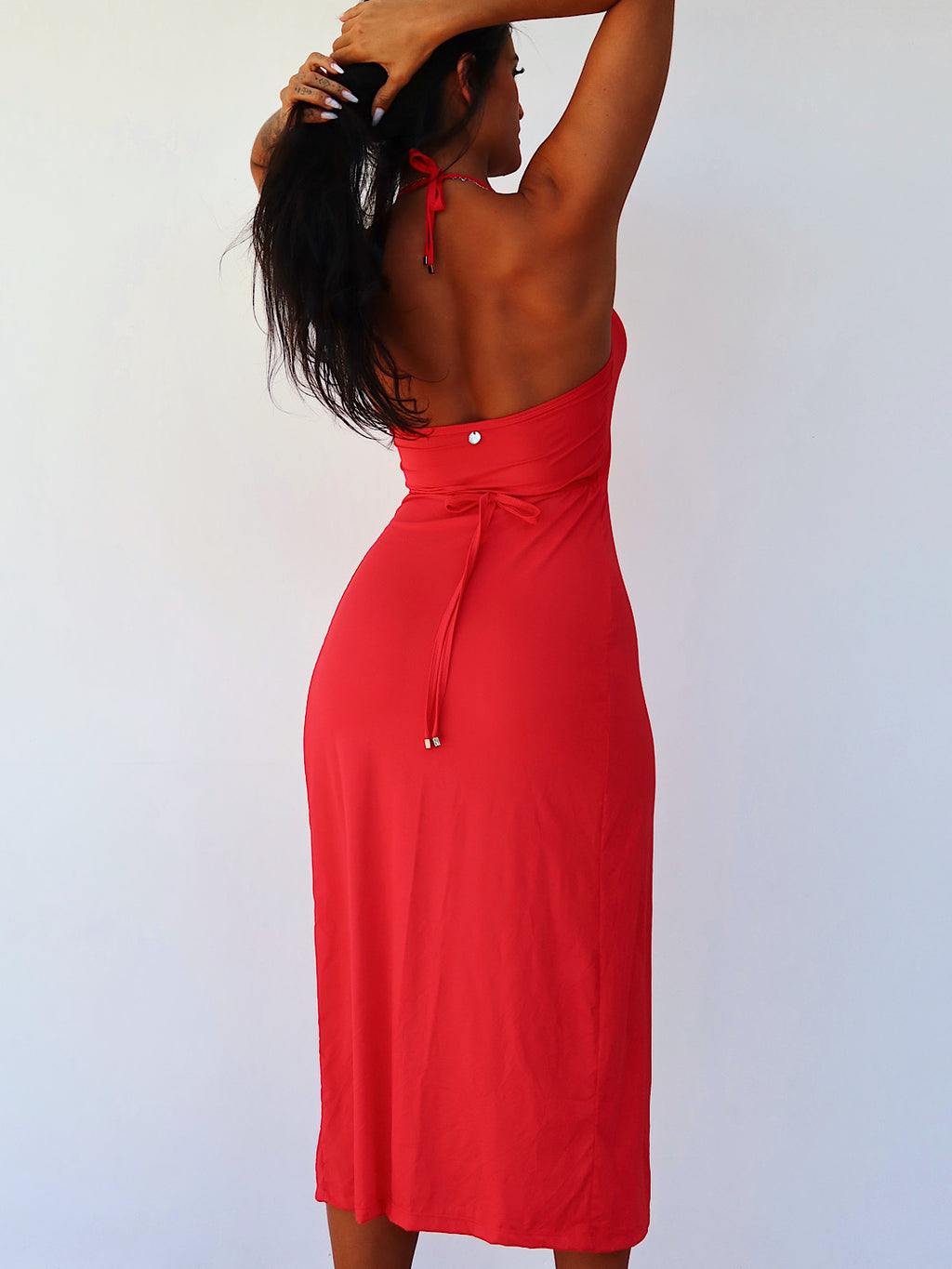 vestido ísis vermelho