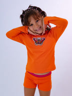 blusa uv tangerina