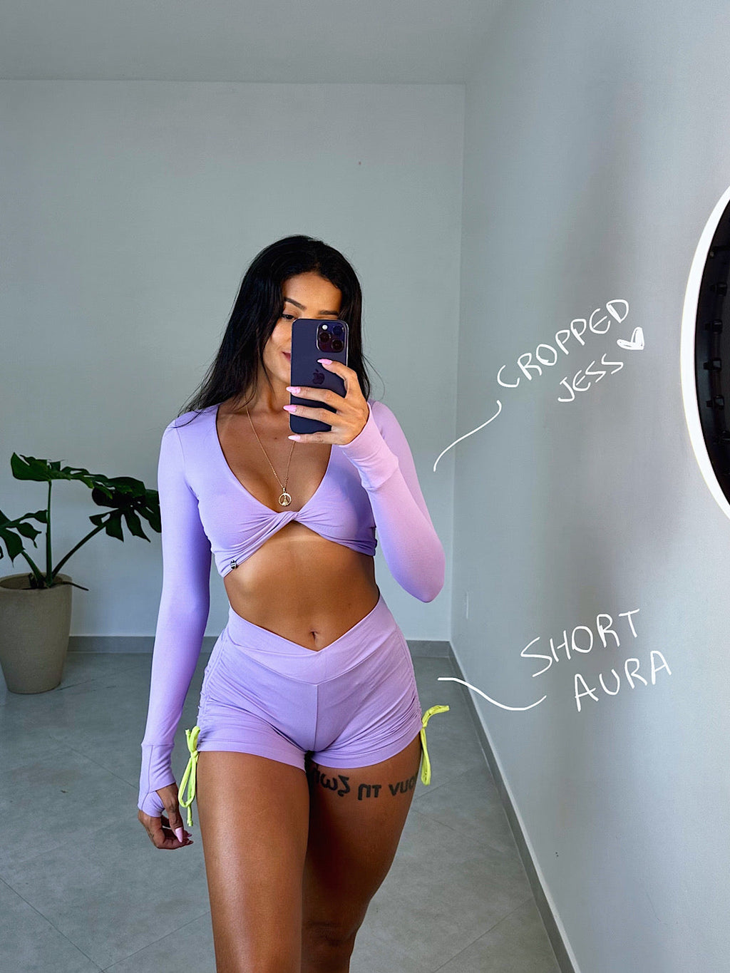short aura lavanda